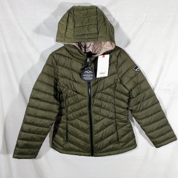 HFX Performance Jackets & Blazers - HFX Performance Puffer Jacket-Olive Green-Medium-New with Tags